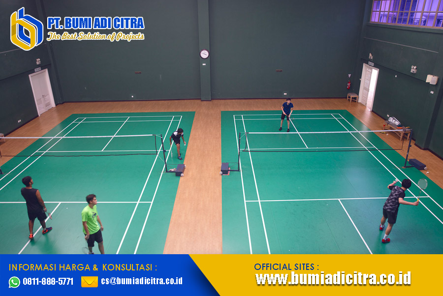 Jasa Cat Lapangan Gorontalo Badminton, Tenis Berpengalaman