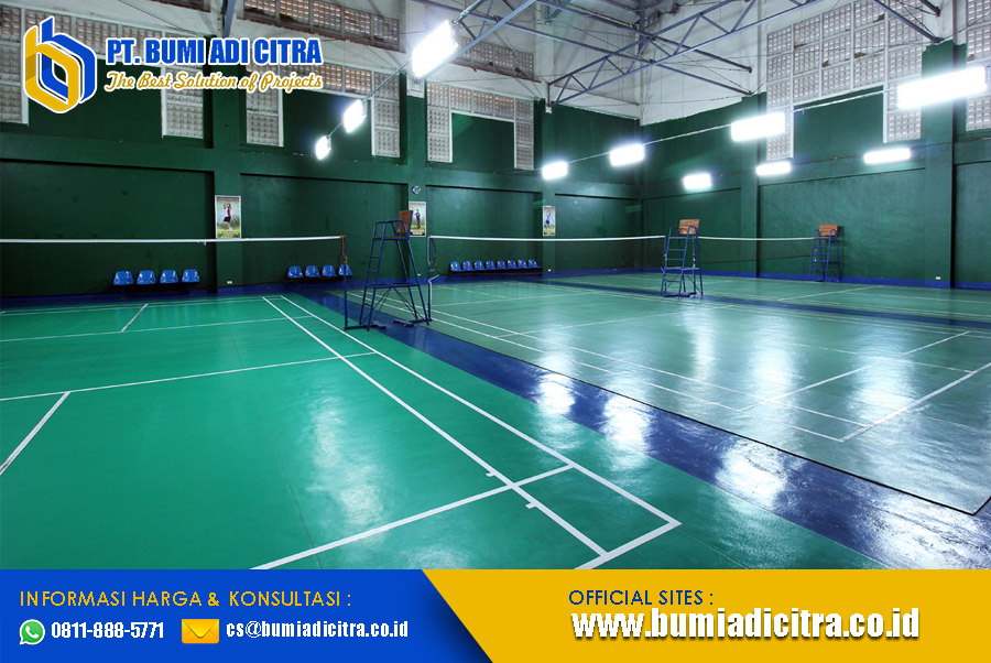 Jasa Cat Lapangan Tangerang Badminton, Tenis, Basket & Volly