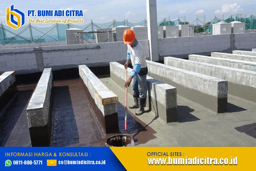 Waterproofing Dak Beton Bergaransi 3 Tahun